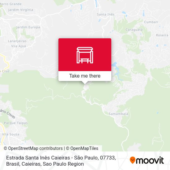 Estrada Santa Inês Caieiras - São Paulo, 07733, Brasil, Caieiras map