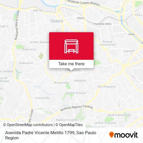 Avenida Padre Vicente Melillo 1799 map