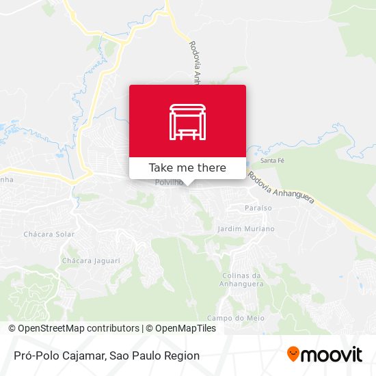 Pró-Polo Cajamar map