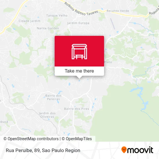 Rua Peruíbe, 89 map