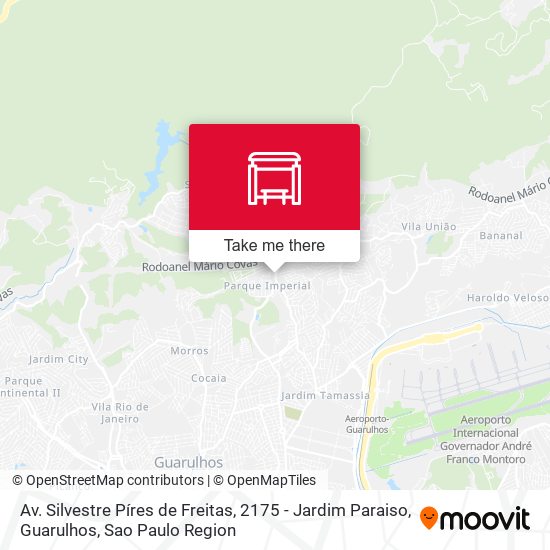 Av. Silvestre Píres de Freitas, 2175 - Jardim Paraiso, Guarulhos map