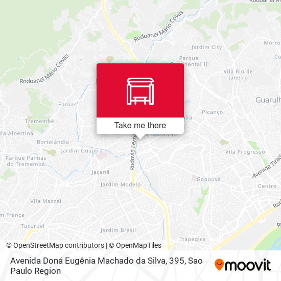 Mapa Avenida Doná Eugênia Machado da Silva, 395