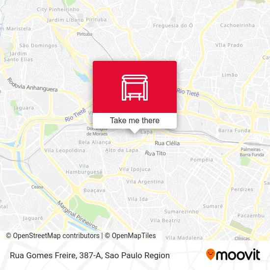 Rua Gomes Freire, 387-A map