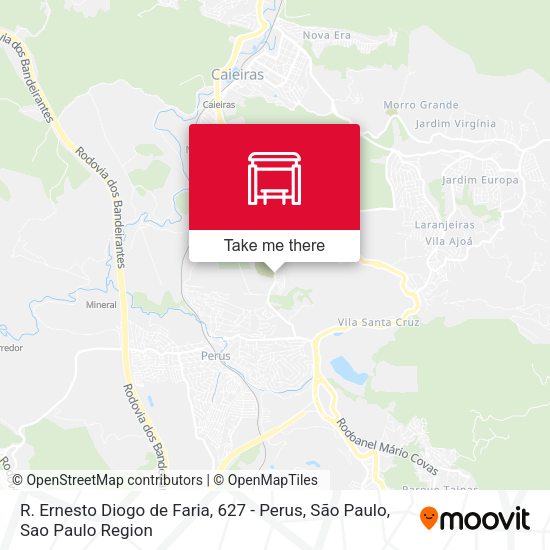 R. Ernesto Diogo de Faria, 627 - Perus, São Paulo map