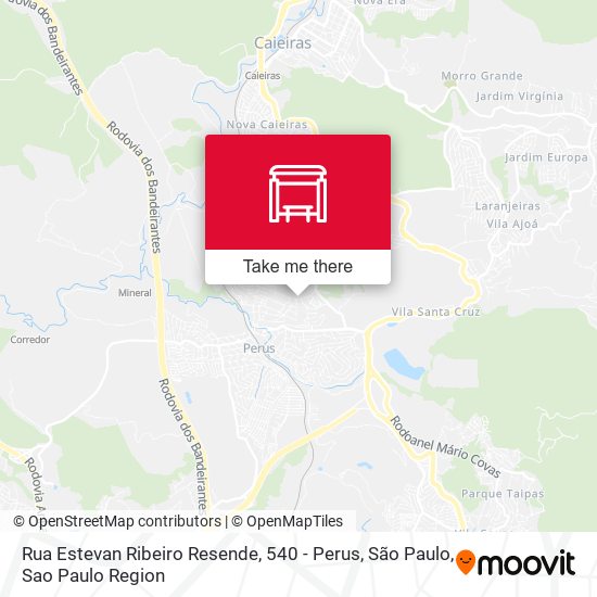 Rua Estevan Ribeiro Resende, 540 - Perus, São Paulo map