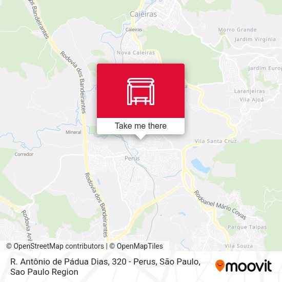 R. Antônio de Pádua Dias, 320 - Perus, São Paulo map