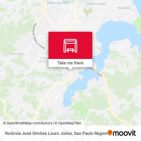 Rodovia José Simões Louro Júnior map