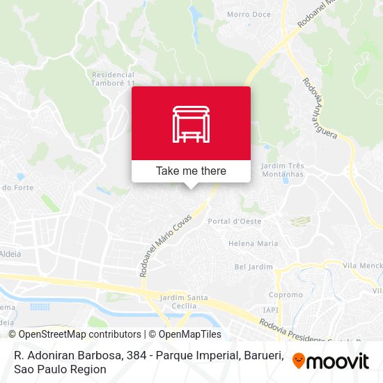 R. Adoniran Barbosa, 384 - Parque Imperial, Barueri map