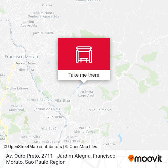 Av. Ouro Preto, 2711 - Jardim Alegria, Francisco Morato map