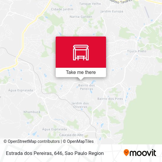 Estrada dos Pereiras, 646 map