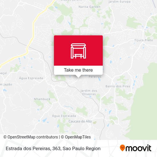 Estrada dos Pereiras, 363 map