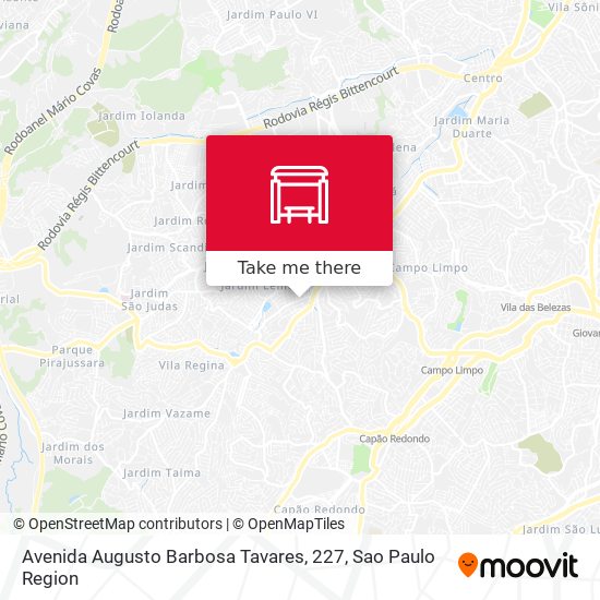 Avenida Augusto Barbosa Tavares, 227 map
