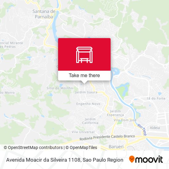 Avenida Moacir da Silveira 1108 map