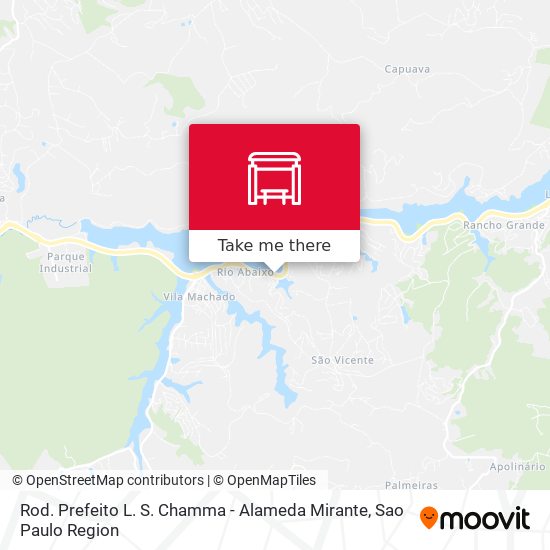 Rod. Prefeito L. S. Chamma - Alameda Mirante map