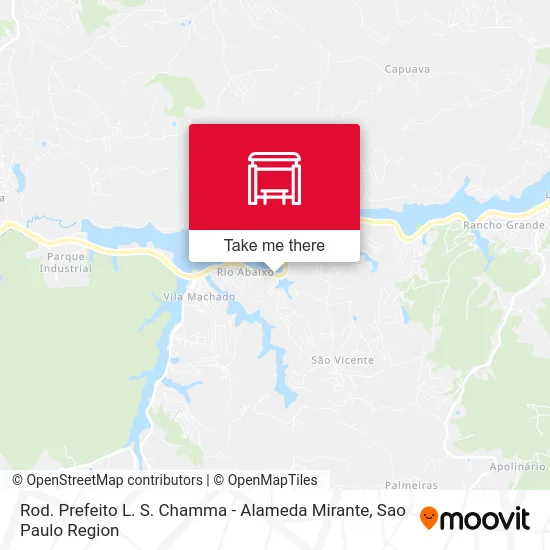 Rod. Prefeito L. S. Chamma - Alameda Mirante map