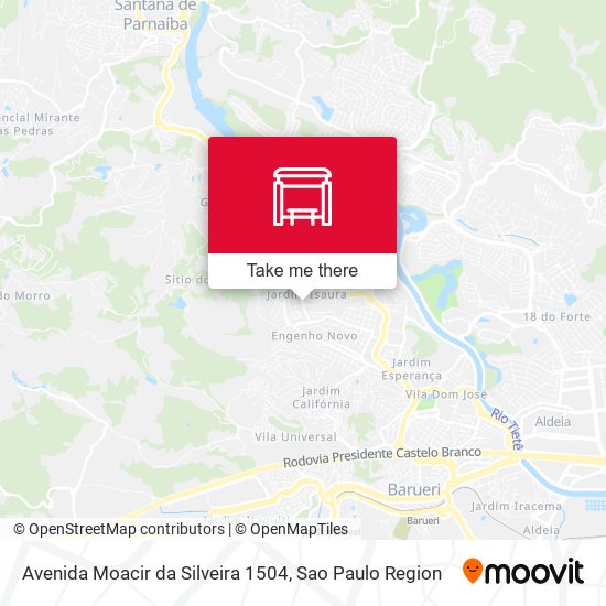 Avenida Moacir da Silveira 1504 map