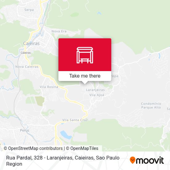 Rua Pardal, 328 - Laranjeiras, Caieiras map