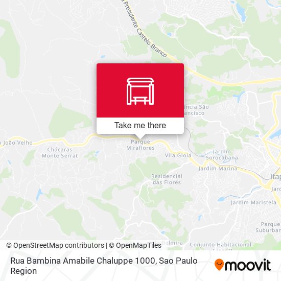 Rua Bambina Amabile Chaluppe 1000 map