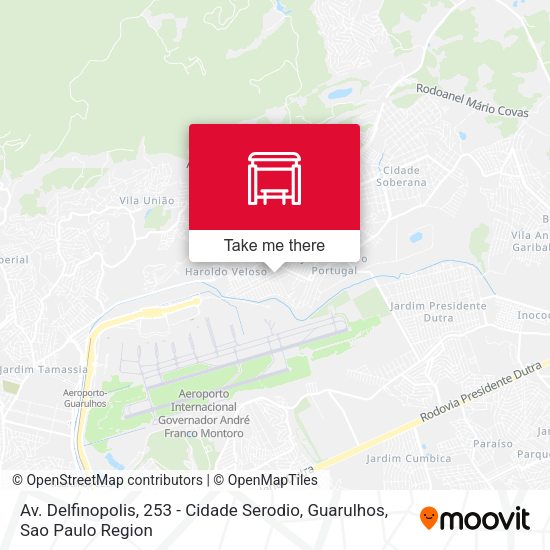 Av. Delfinopolis, 253 - Cidade Serodio, Guarulhos map