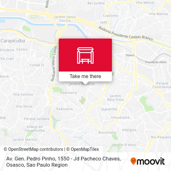 Av. Gen. Pedro Pinho, 1550 - Jd Pacheco Chaves, Osasco map