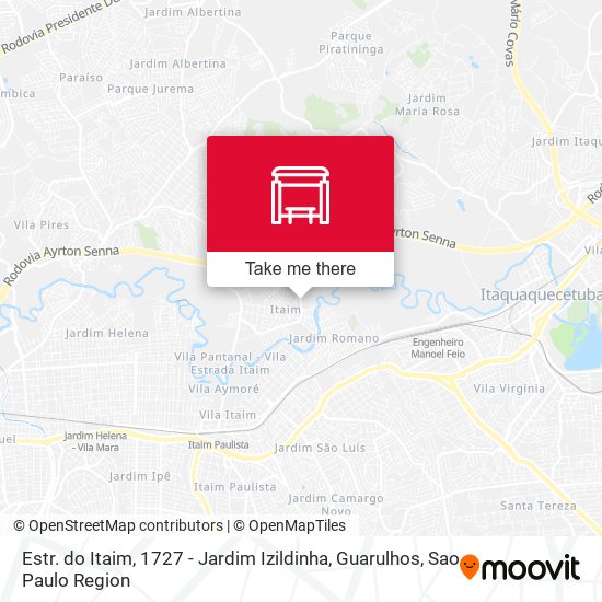 Estr. do Itaim, 1727 - Jardim Izildinha, Guarulhos map