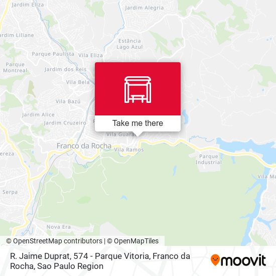 R. Jaime Duprat, 574 - Parque Vitoria, Franco da Rocha map