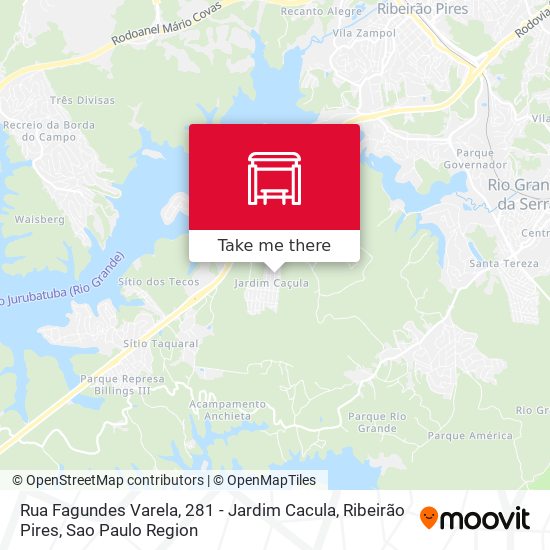 Rua Fagundes Varela, 281 - Jardim Cacula, Ribeirão Pires map