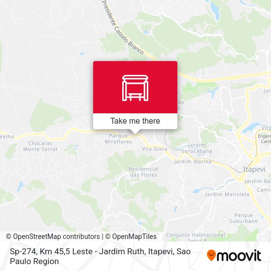 Sp-274, Km 45,5 Leste - Jardim Ruth, Itapevi map