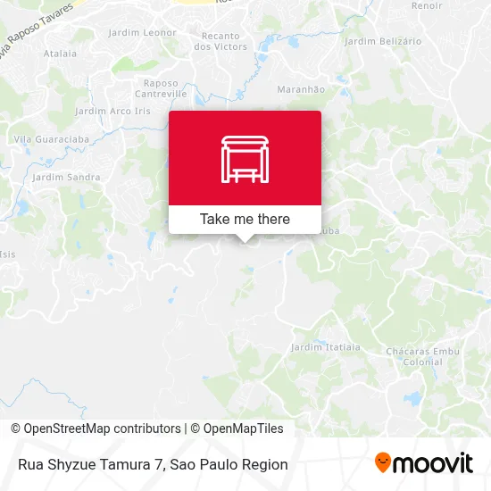Rua Shyzue Tamura 7 map