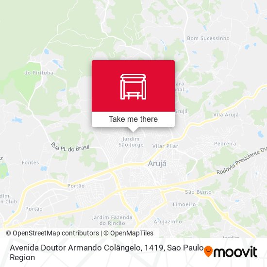 Avenida Doutor Armando Colângelo, 1419 map