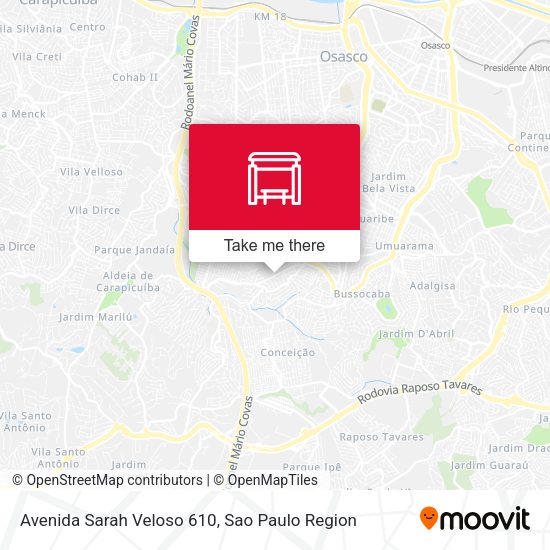 Avenida Sarah Veloso 610 map