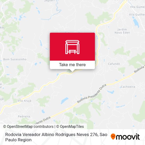 Rodovia Vereador Albino Rodrigues Neves 276 map