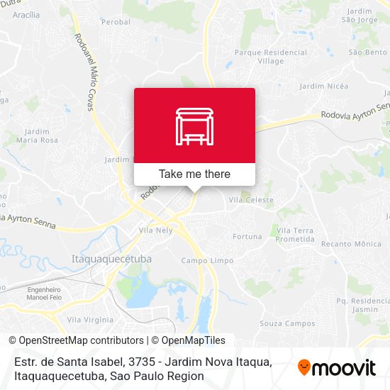 Estr. de Santa Isabel, 3735 - Jardim Nova Itaqua, Itaquaquecetuba map