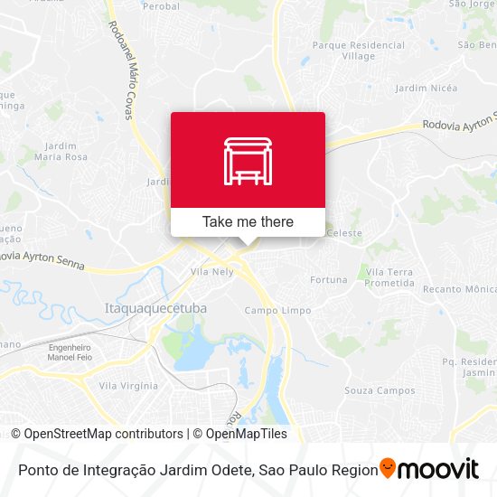 Ponto de Integração Jardim Odete map