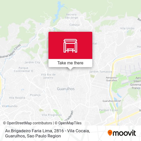 Av.Brigadeiro Faria Lima, 2816 - Vila Cocaia, Guarulhos map