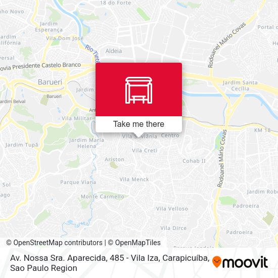 Av. Nossa Sra. Aparecida, 485 - Vila Iza, Carapicuíba map
