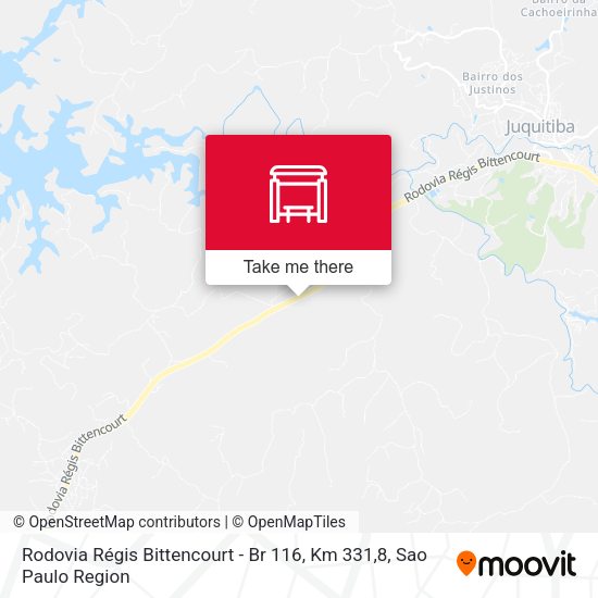 Rodovia Régis Bittencourt - Br 116, Km 331,8 map