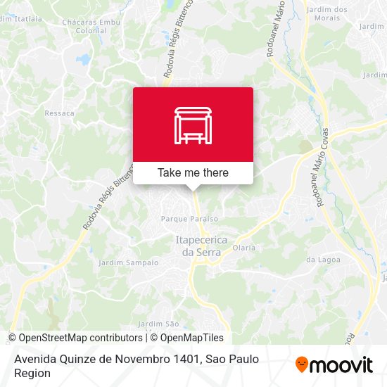 Avenida Quinze de Novembro 1401 map