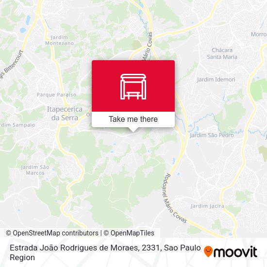 Estrada João Rodrigues de Moraes, 2331 map