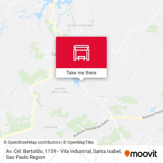 Av. Cel. Bertoldo, 1159 - Vila Industrial, Santa Isabel map