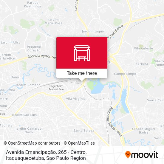 Avenida Emancipação, 265 - Centro, Itaquaquecetuba map