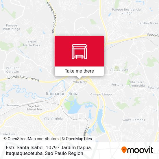 Estr. Santa Isabel, 1079 - Jardim Itapua, Itaquaquecetuba map