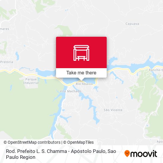Rod. Prefeito L. S. Chamma - Apóstolo Paulo map