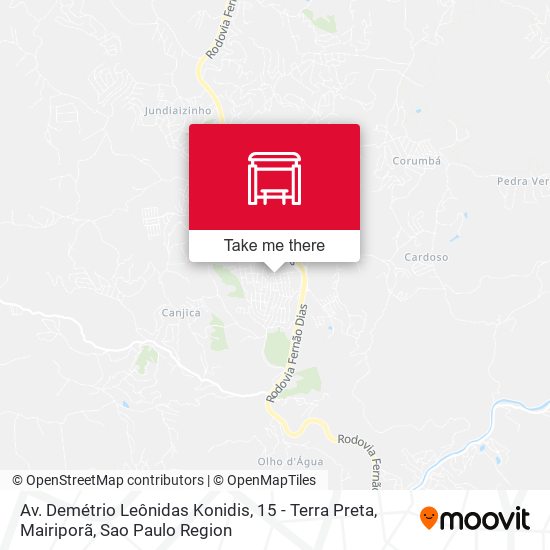 Av. Demétrio Leônidas Konidis, 15 - Terra Preta, Mairiporã map