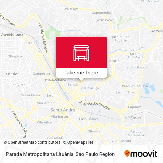 Parada Metropolitana Lituânia map