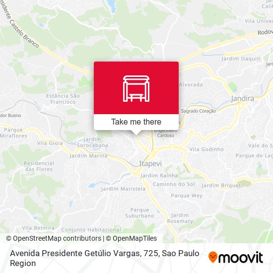 Mapa Avenida Presidente Getúlio Vargas, 725