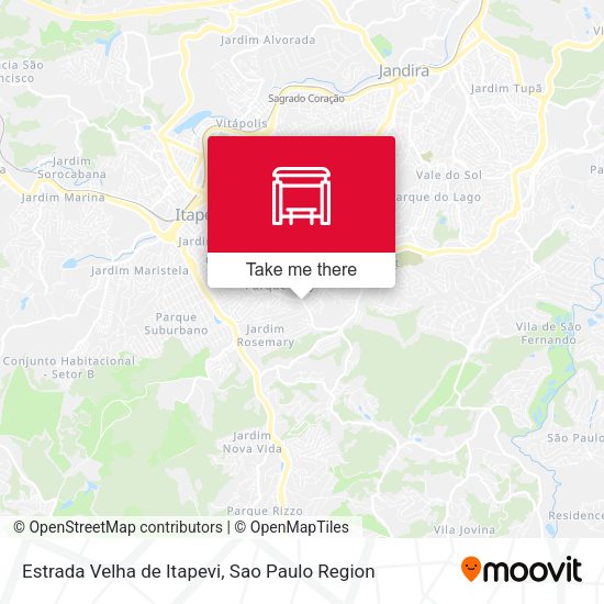Estrada Velha de Itapevi map