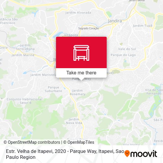Estr. Velha de Itapevi, 2020 - Parque Way, Itapevi map