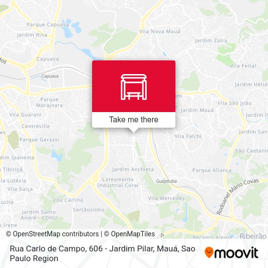 Rua Carlo de Campo, 606 - Jardim Pilar, Mauá map