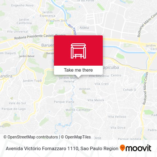 Avenida Victório Fornazzaro 1110 map